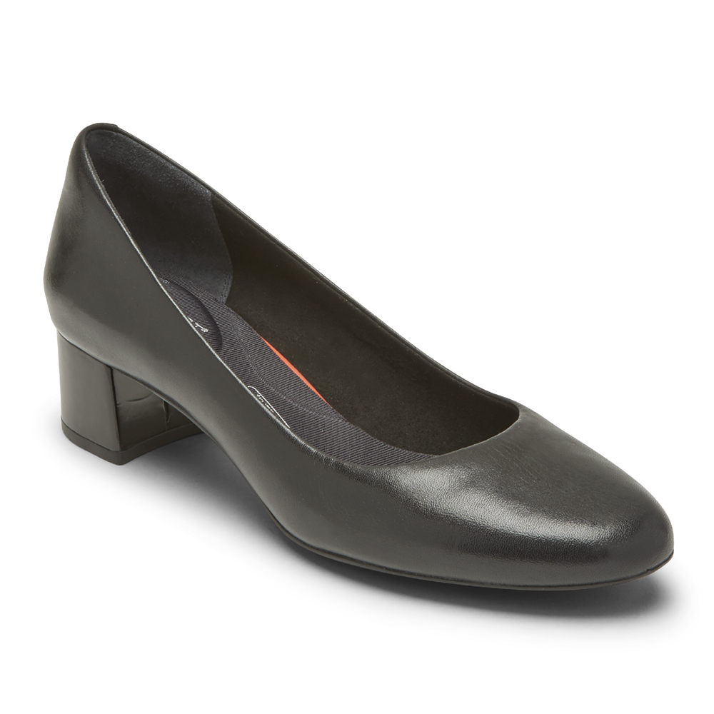 Scarpins Rockport Mulher Pretas - Total Motion Sydney - 86537XSFZ